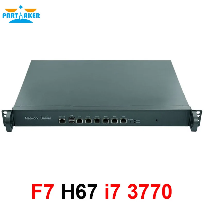 Apparecchio Firewall Intel Lga1155 Con I7 3770 Proecssor 1U Network Appliance Firewall H67Sl Con 6*82583V Lan