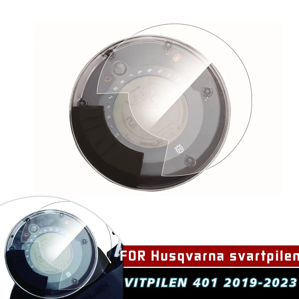 Per Husqvarna Svartpilen 401 2019-2023 Vitpilen 401 Moto Clear Cluster Scratch Protection Film Protezione Dello Schermo Del Cruscotto