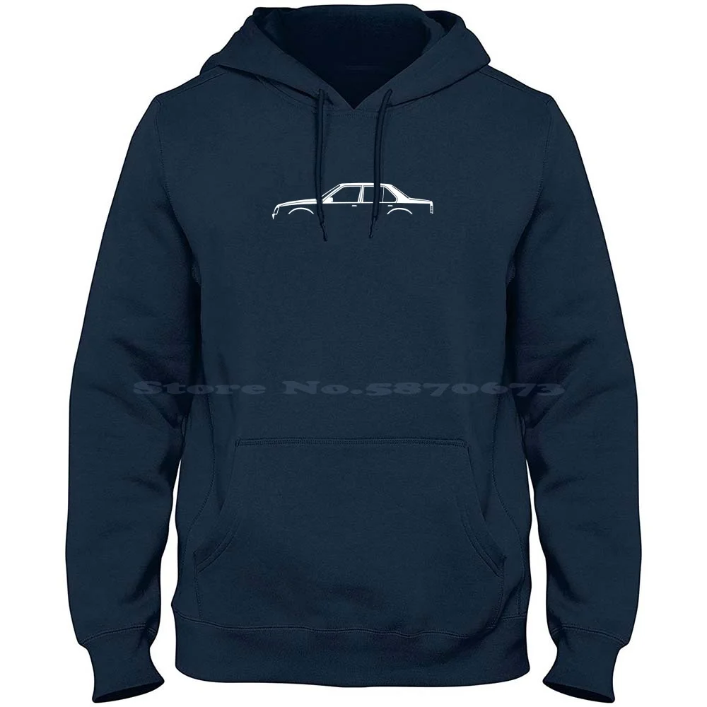 Car Silhouette For C Berlina A 4 Porte 100% Cotone Felpa Con Cappuccio Opel Ascona Classic Opel Classic Car Vintage Opel Classic Ascona