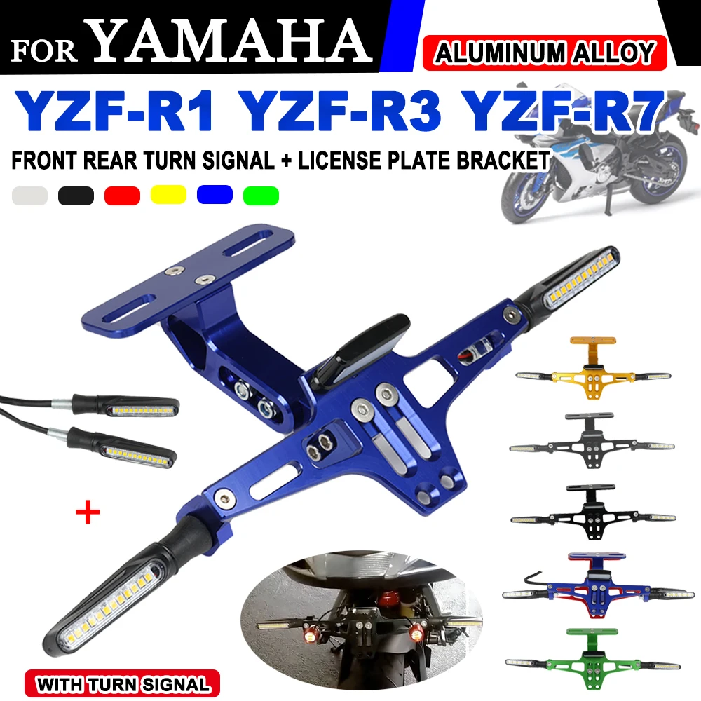 Per Yamaha Yzf R1 R3 R6 R7 Yzfr6 Yzf-R1 Yzfr7 Yzf-R3 Accessori Fender Tail Eliminator Staffa Di Licenza Con Indicatore Di Direzione