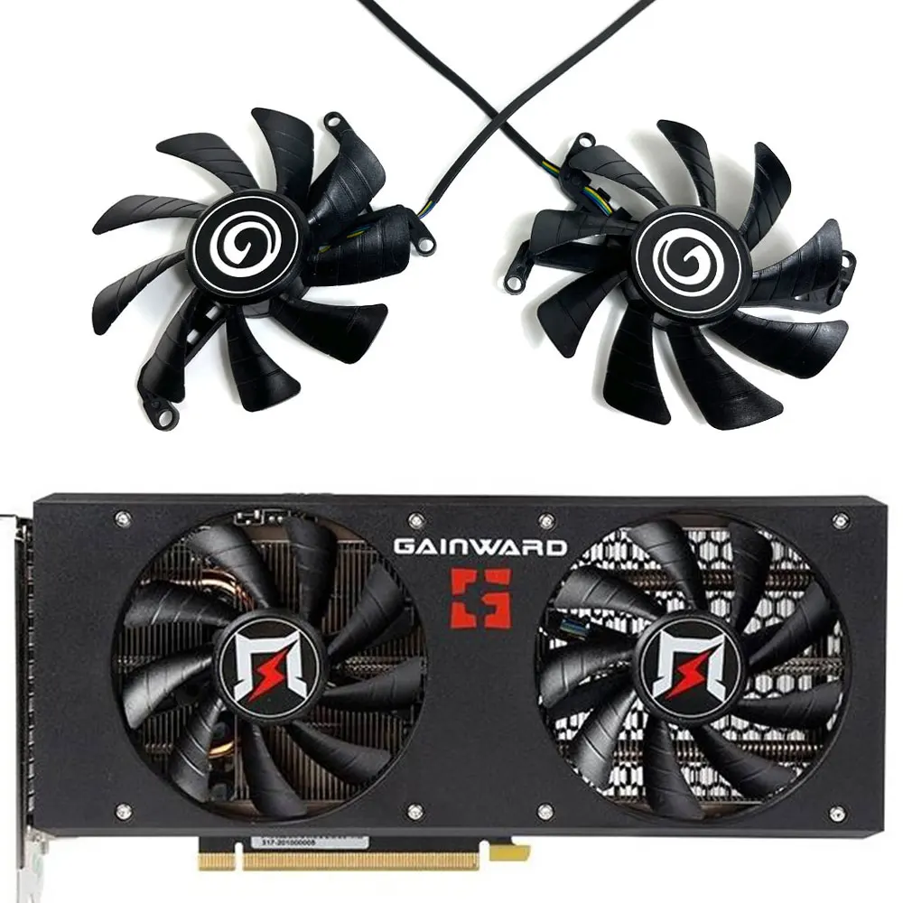 Nuova Ventola Gpu 85Mm 4Pin Fy09015M12Lpa Rtx 3060, Rtx 3060 Ti, Per Gainward Rtx 3060, Rtx 3060Ti Wind Chaser Ex Ventola Di Raffreddamento Della Sche