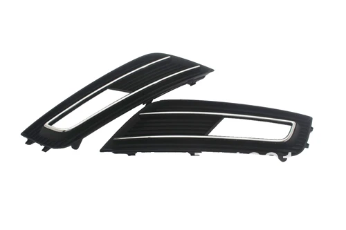 Anteriore Della Luce Di Nebbia Grille Con Chrome Line Accent Per Audi A4 B8 Facelifted 2012-2015 (Non Per S -Linea/S4/Rs4 Modelli)