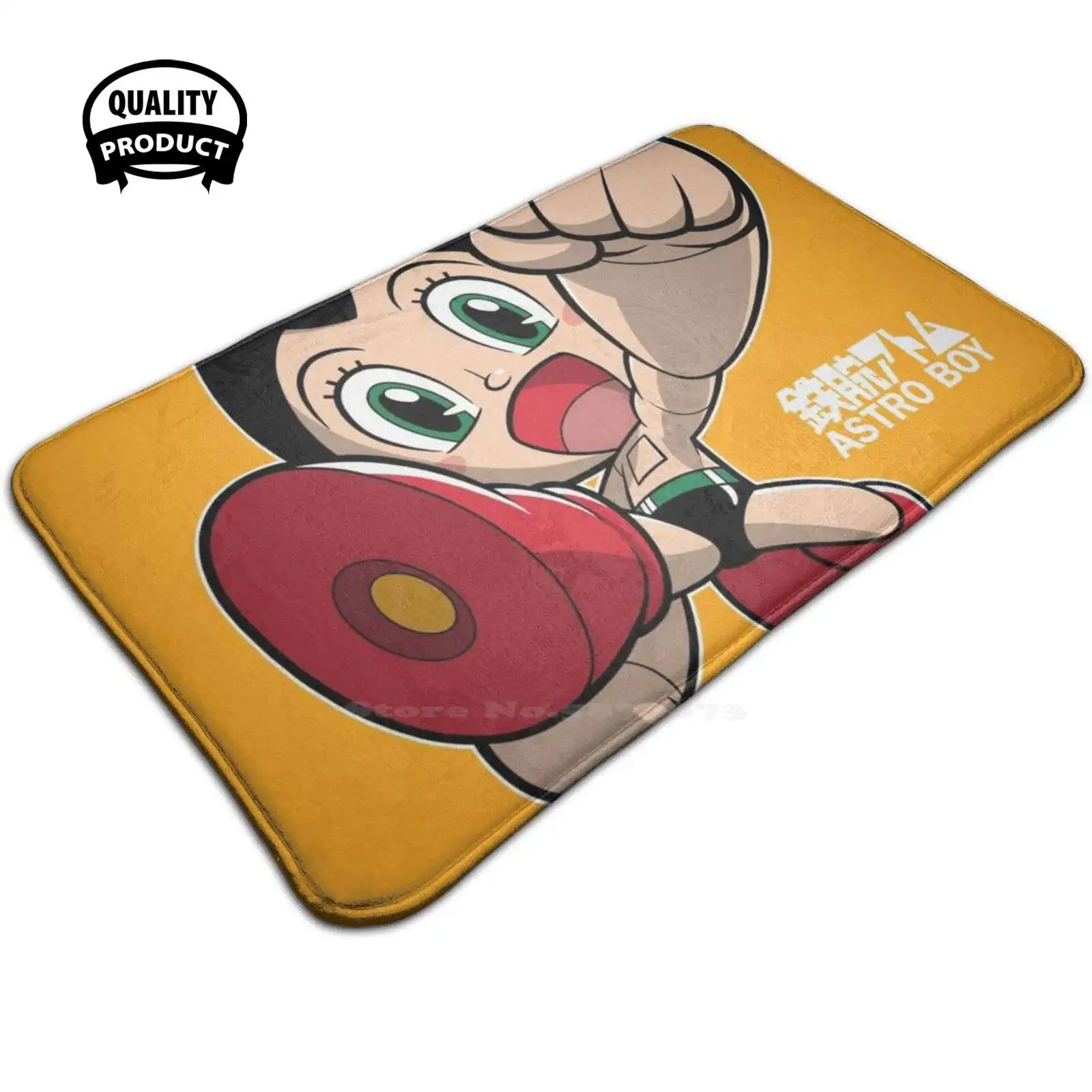 Mighty Atom! Soft Foot Pad Room Goods Tappeto Tappeto Mighty Atom Astro Boy Osamu Tezuka Robot Chibi Phil Postma Factory