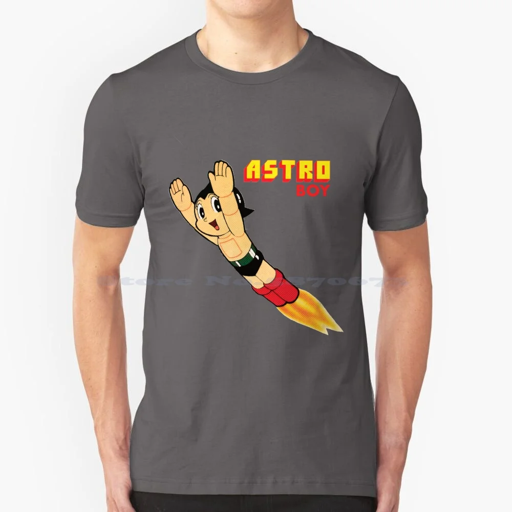 Astro Boy T Shirt 100% Cotone Tee Astroboy Astro Le Petit Robot Tezuka Tetsuwan Atomu Manga Anime Comic Vintage Retro Sci Fi