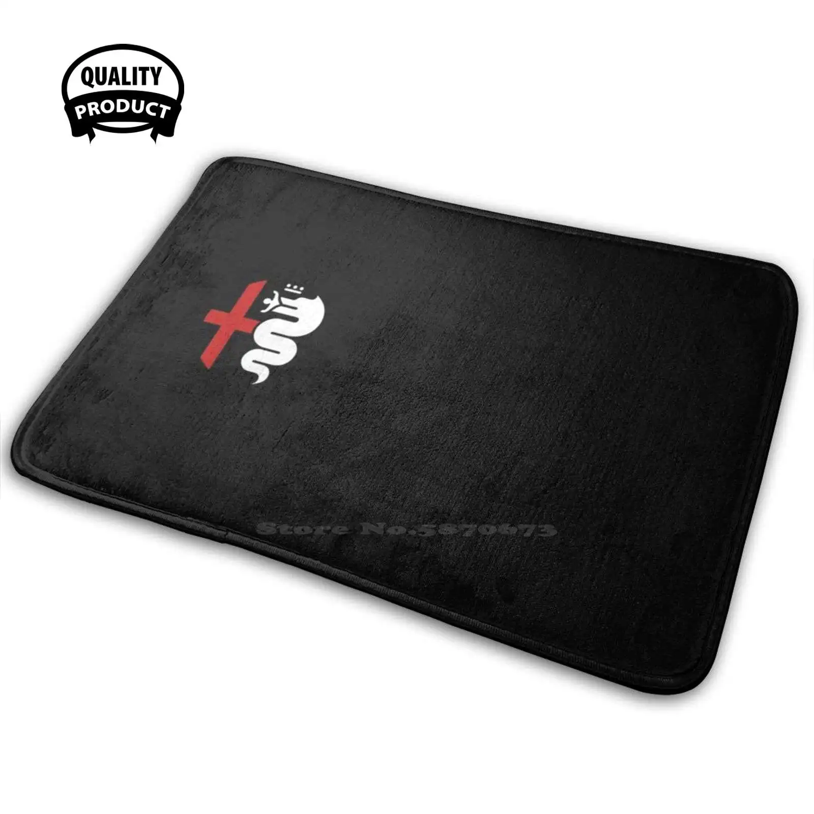 Alfa Romeo Soft Interessante Room Goods Tappeto Tappeto Alfa Romeo Alfa Alfa Logo Quadrifoglio Giulia Fmd159 Motorsport Alfa Romeo