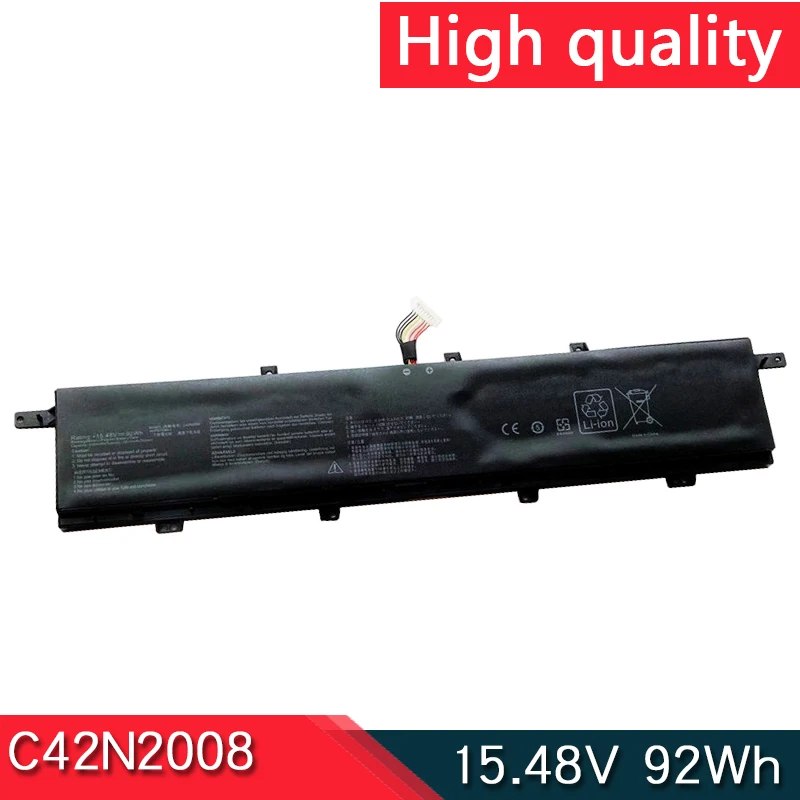 Batteria C42N2008 15.48V 92Wh Per Asus Zenbook Pro 15 Ux582Lr Ux582Lr-H2002R Zenbook Pro Duo 15 Oled Ux582Lr H2017T H2003R H0701T