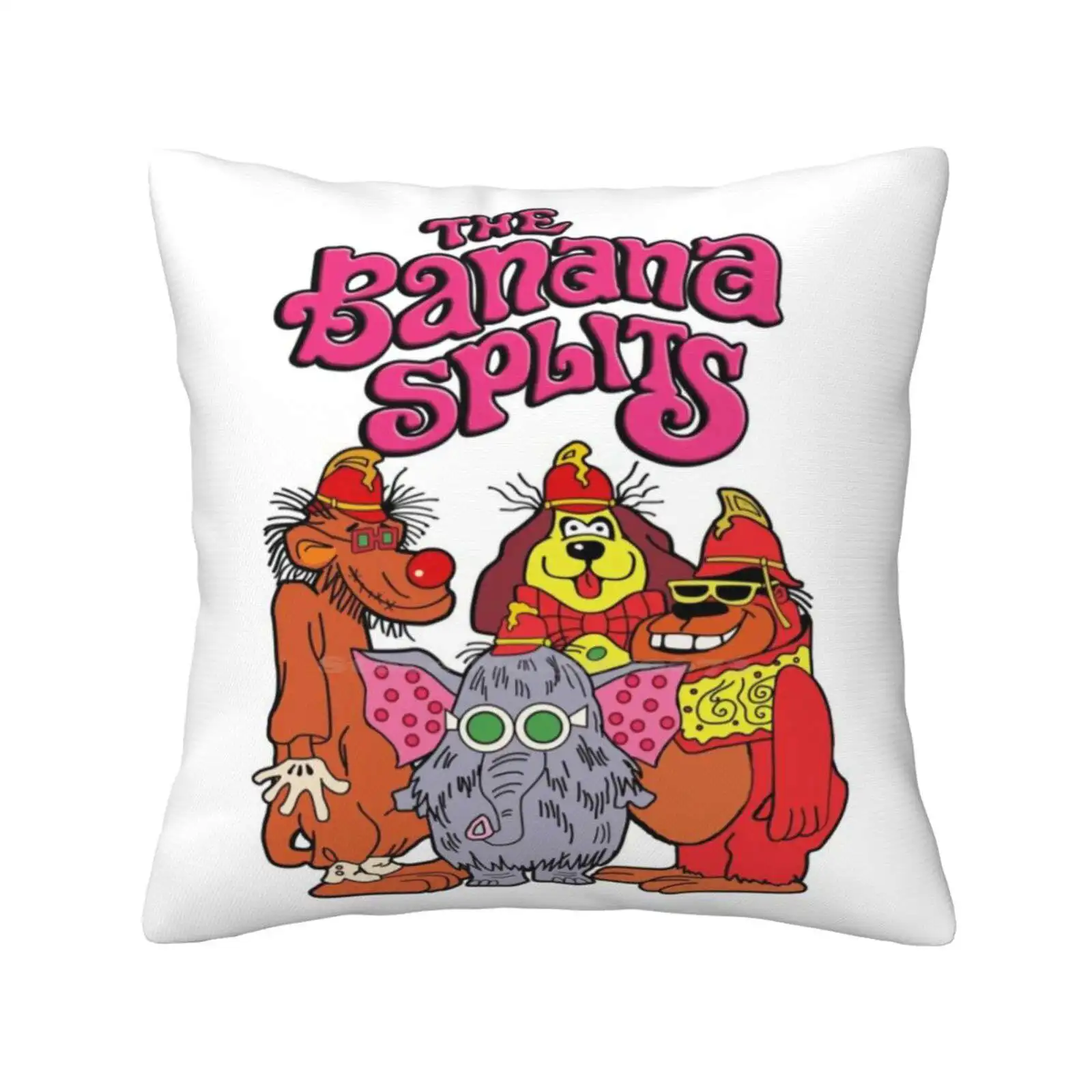 The Banana Split Home Sofa Car Waist Throw Federa Banana Split Fleagle Snorky Drooper Vintage Day Morning Cartoons