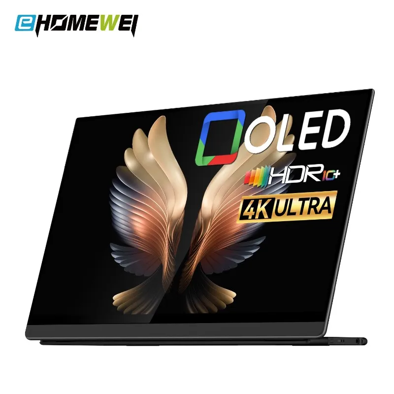 Ehomewei Monitor Portatile O3 Air 13.3 "4K 60Hz 100% Dci-P3 Monitor Espandi Lo Schermo Per Pc Portatile Ps5 Xbox