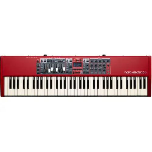 Tastiera Elettronica Nord Electro 6D Super Autentica-Rossa (Amsnelectro6D73)