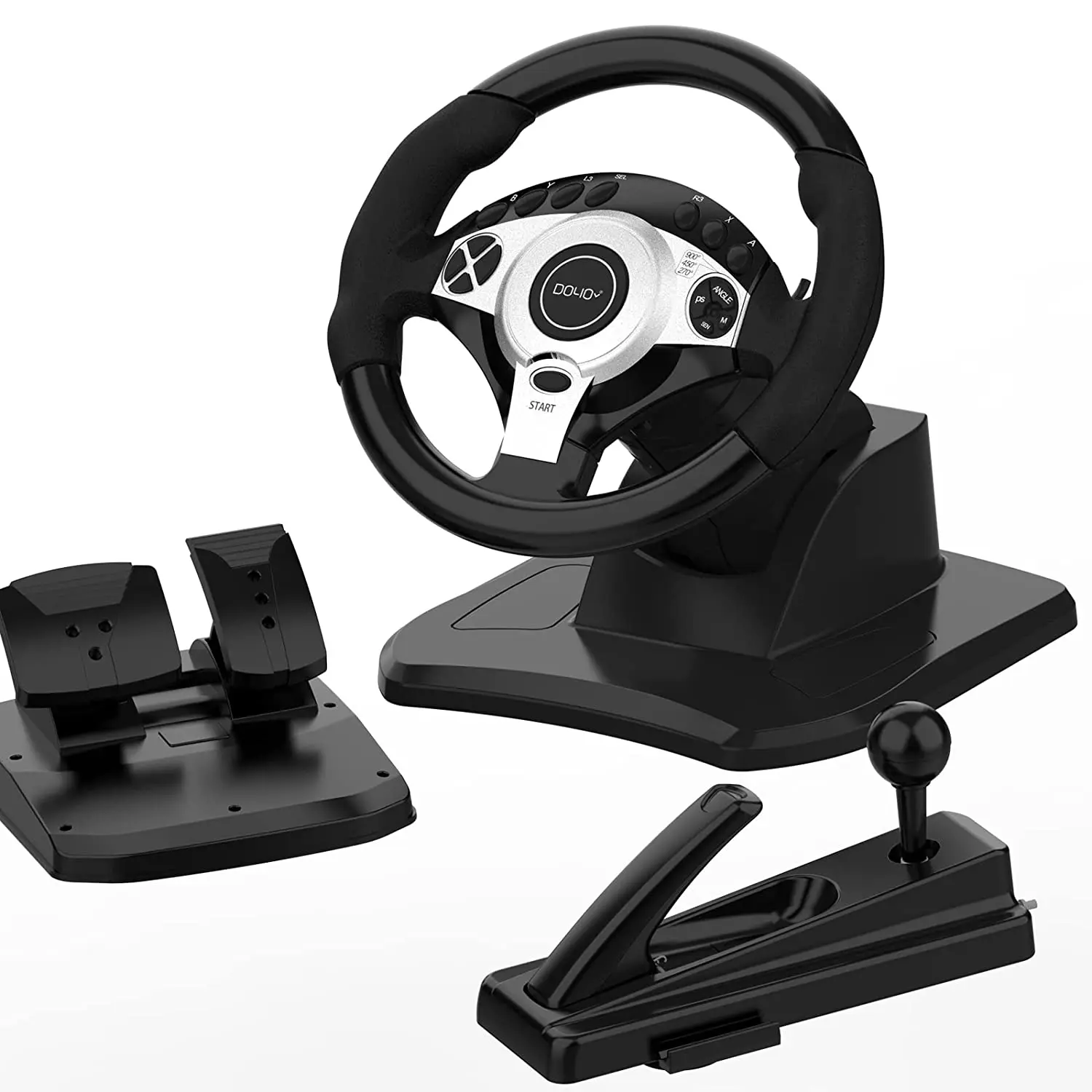 Doyo Driving Sport Gaming Racing Volante Racing Simulator Per Pc/ Ps3/ Ps4/ Xbox One/ Xbox 360/ Ns Switch /Android