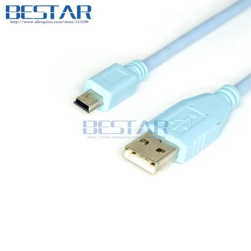 Cab-Console-Usb Usb A Mini 5 P Cavo 1.8 M 6Ft Per Cisco Ws-C3750X 2921 2911 2951 Cavi Centralino