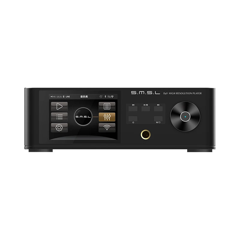Smsl Dp5 Giradischi U Disk Usb Bluetooth Player Mqa Decodifica Es9038Pro Amplificatore Per Cuffie Dsd Digital Wifi Network Music Player