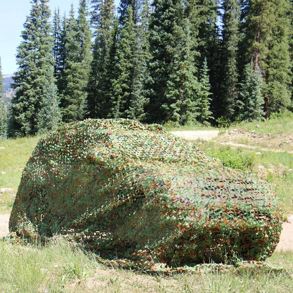 0.5X1M Outdoor Camping Hunting Woodland Camouflage Netting Sun Net Shelter Attrezzatura Da Campeggio Lago