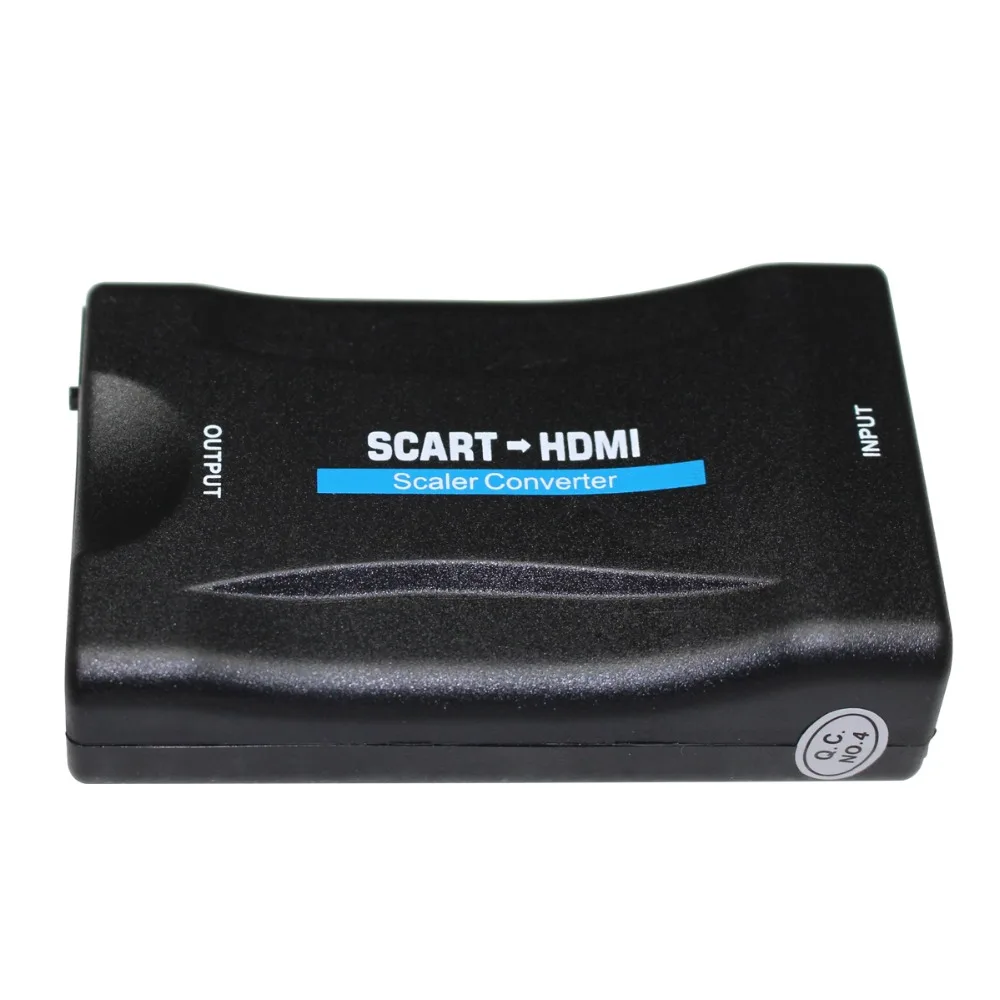 Scart A Hdmi 1080 P Video Audio Di Alto Livello Converter Adattatore Per Hd Tv Dvd Sky Box Stb Con Cavo Cc