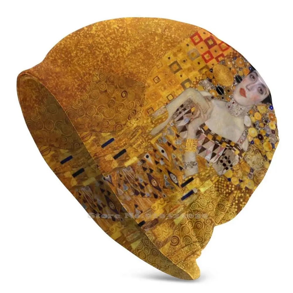Ritratto Di Adele Bloch Gustav Klimt Outdoor Sports Berretto Antivento Casual Beanie Portrait Adele Bloch Gustav Klimt Gustav Klimt