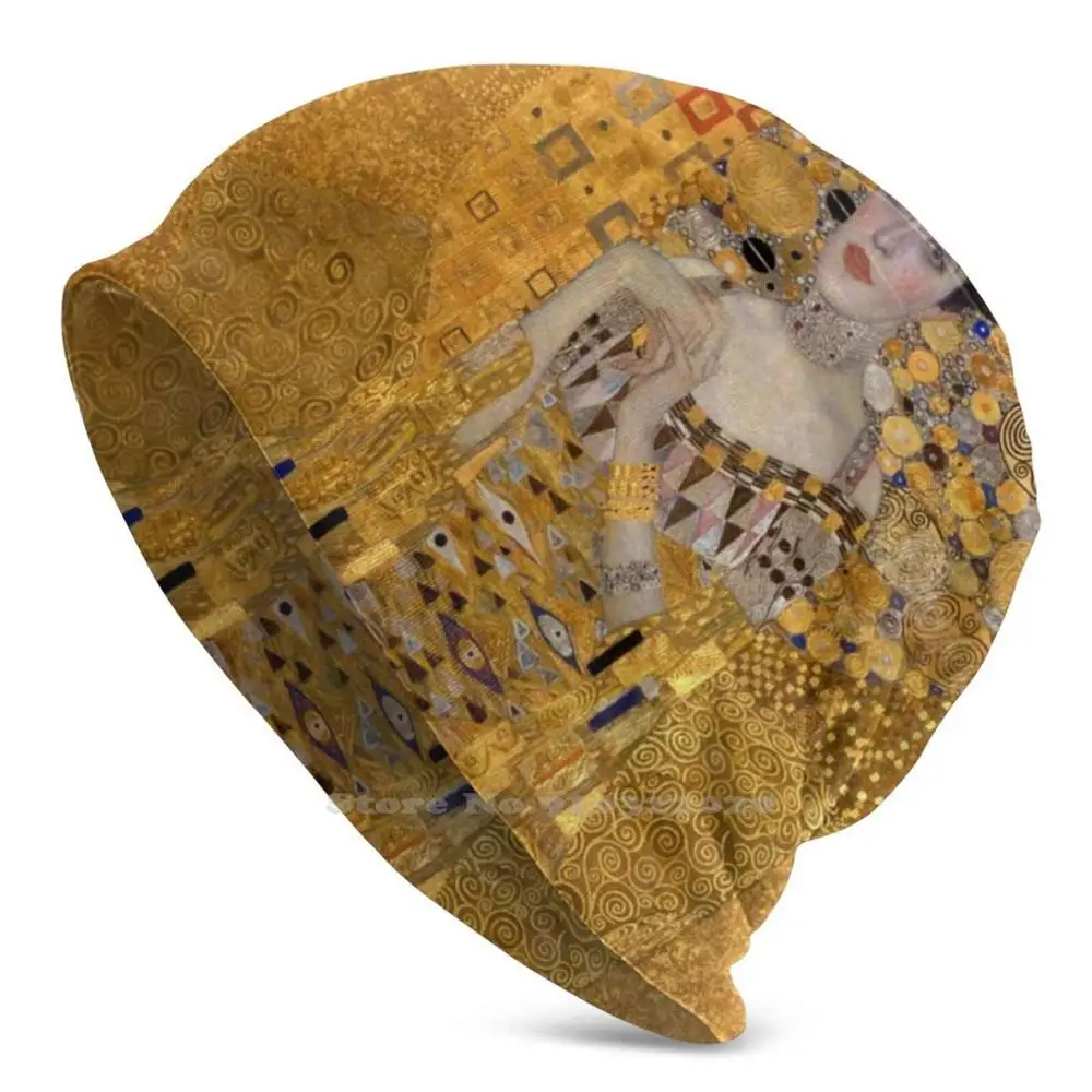 Adele Bloch I Painting By Gustav Klimt Berretto Lavorato A Maglia Berretto Sportivo Old Austrian Europe Artist Master Masterpice Museum