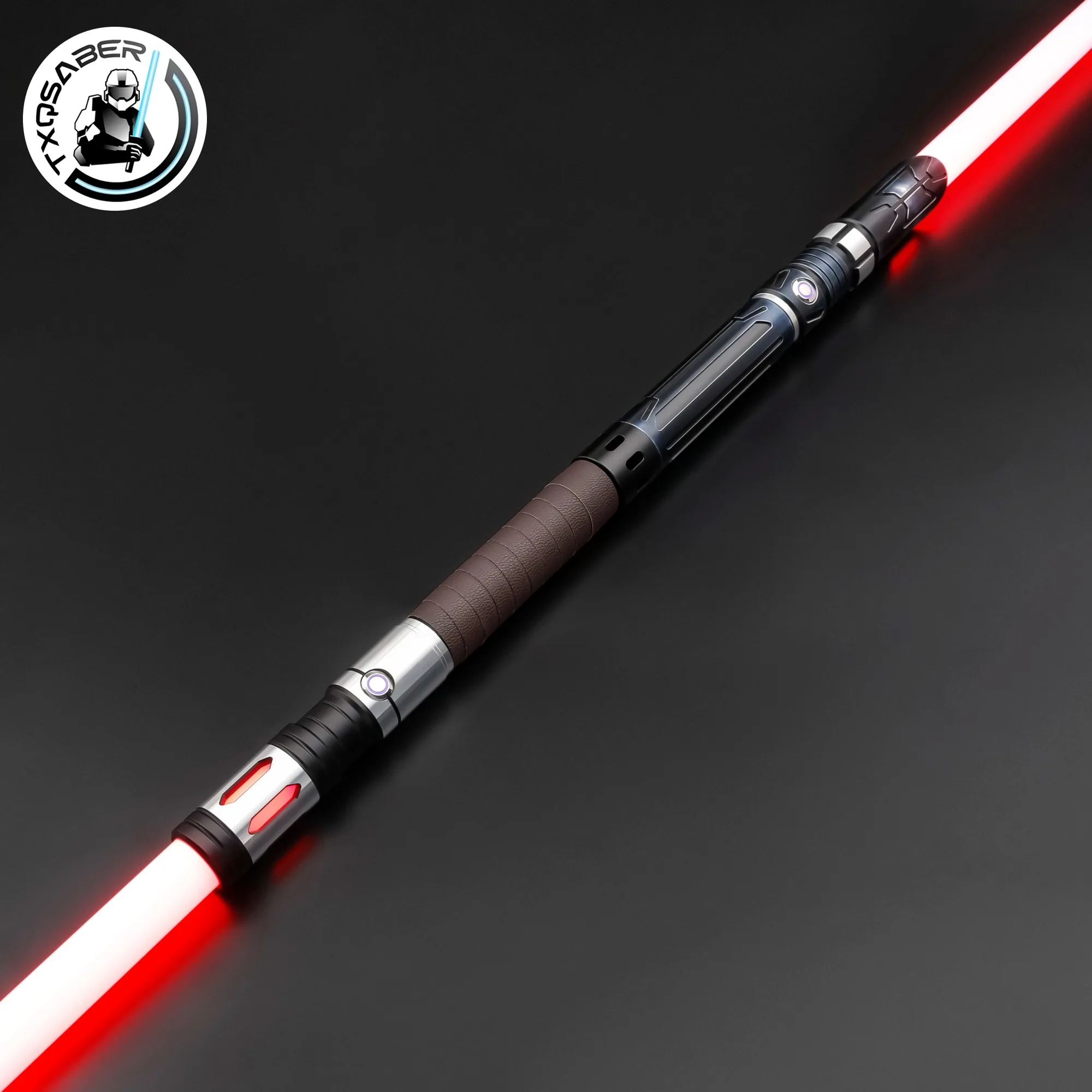 Txq Lightsaber 2Pcs Kotor Double Swords Heavy Dueling 16Sounds Laser Combat Gift Jedi Metal Handle Toys Glow Luminous Darth Maul