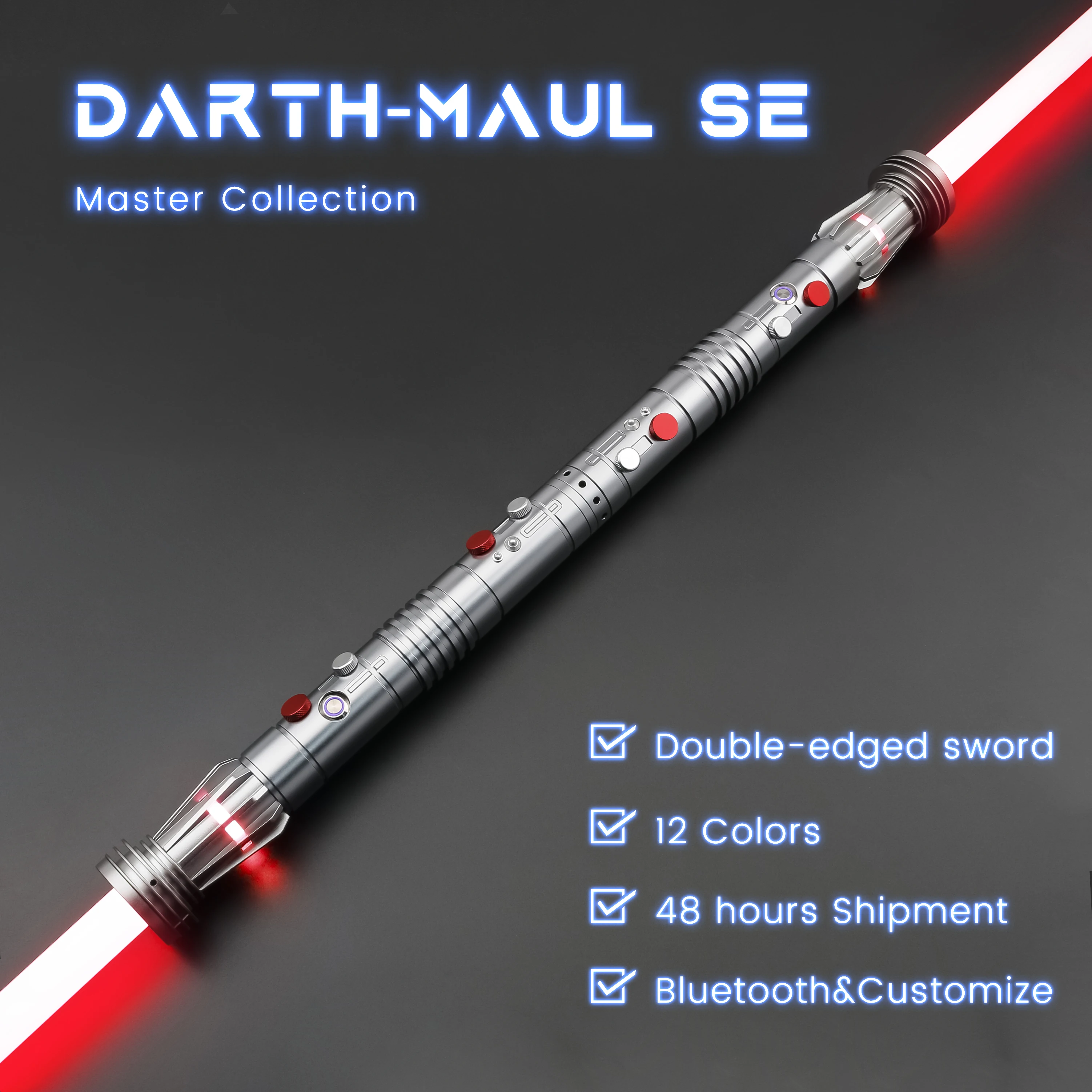 Txqsaber Darth Maul Se Weathered Lightsaber Heavy Dueling Spada A Doppio Taglio Nuovo Arrivo Laser Jedi Per Cosplay Force Blaster