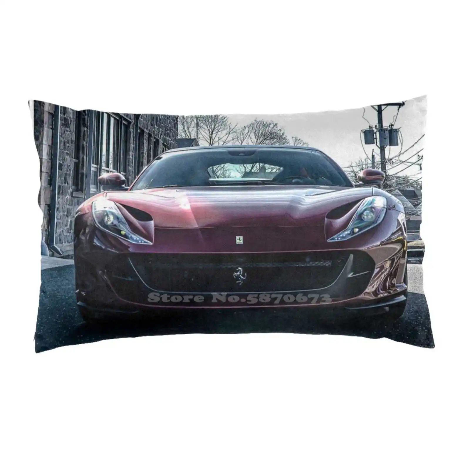 Ferrari 812 Superfast Soft Confortevole Fodera Per Cuscino Rettangolare 812 Superfast 812 Superfast 812 Superfast Supercar Italiano Veloce