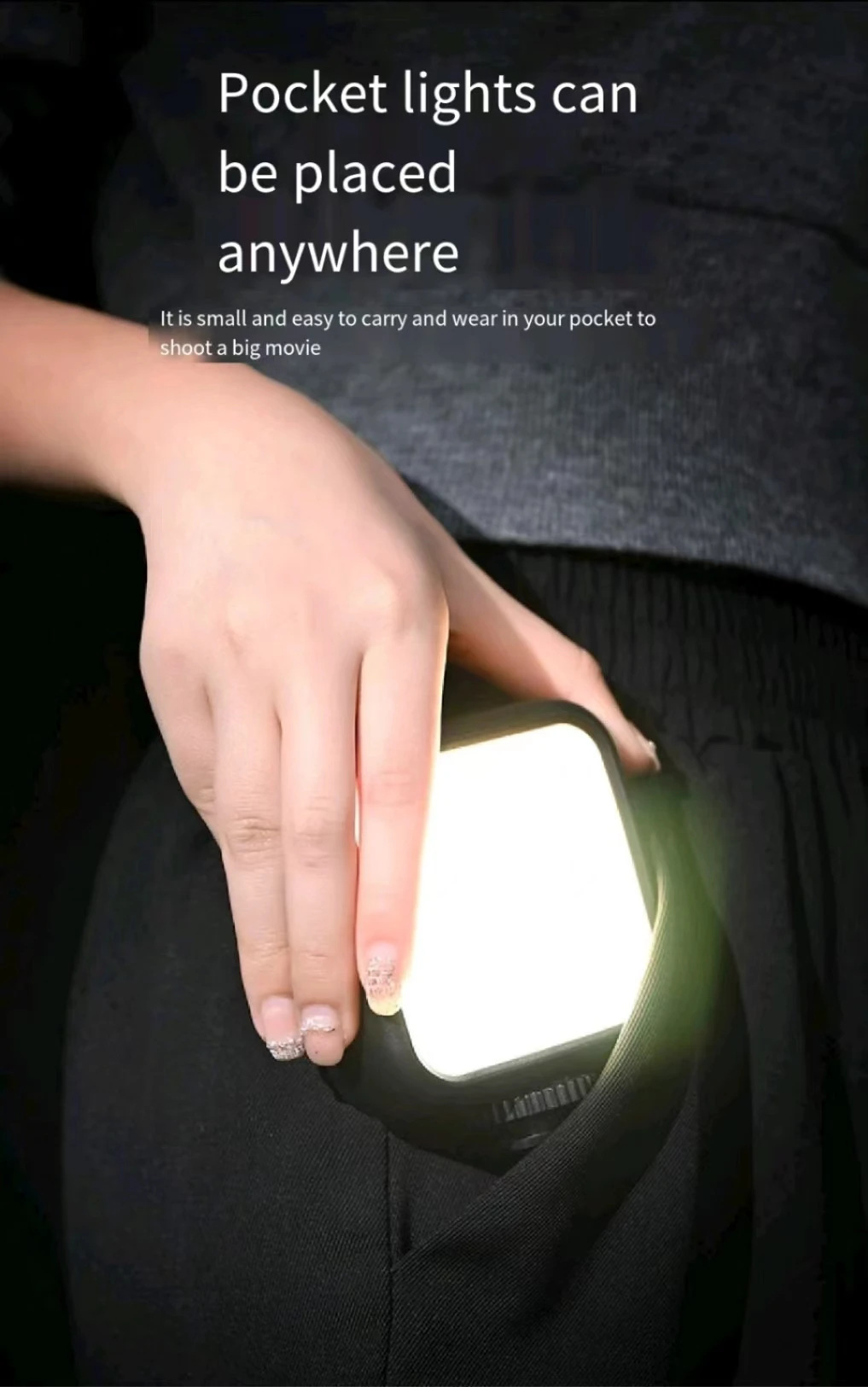 Cellulare Selfie Light Mini Portatile Slr Camera Video Beauty Led Tofu Pocket Light