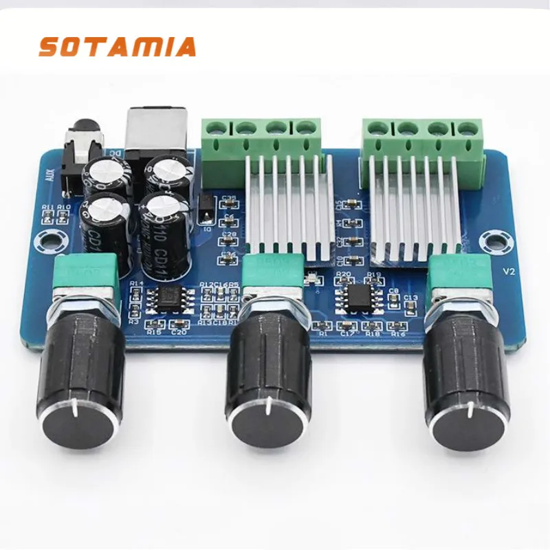 Sotamia 12V Yamaha Scheda Amplificatore Di Potenza Digitale Yda138-E Amplificatori Audio 2.1 Amplificatore Bass Subwoofer Amp 10W X2 20W
