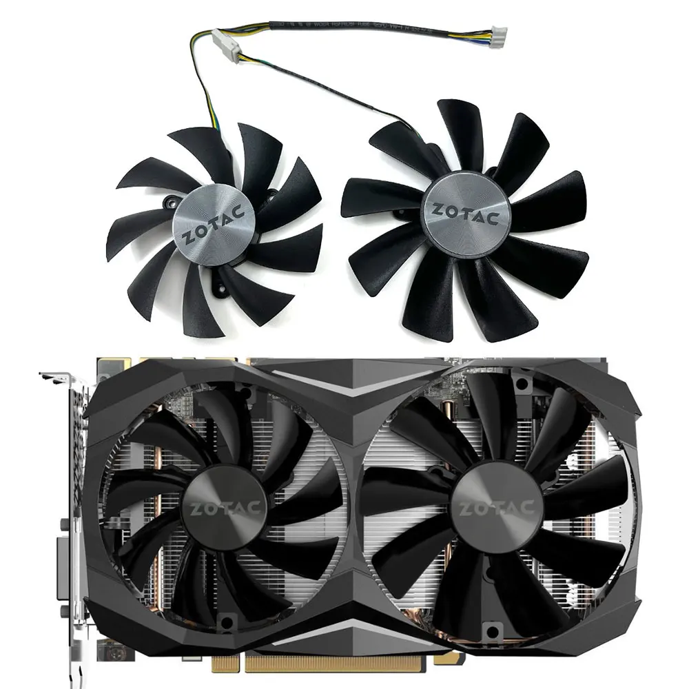 Nuova Ventola Da 88Mm/100Mm A 4Pin P104-100, Per Zotac P104-100, Zotac P102, Zotac Gtx 1060, Gtx 1070 Mini, Gtx 1080 Mini Ventola Di Raffreddamento