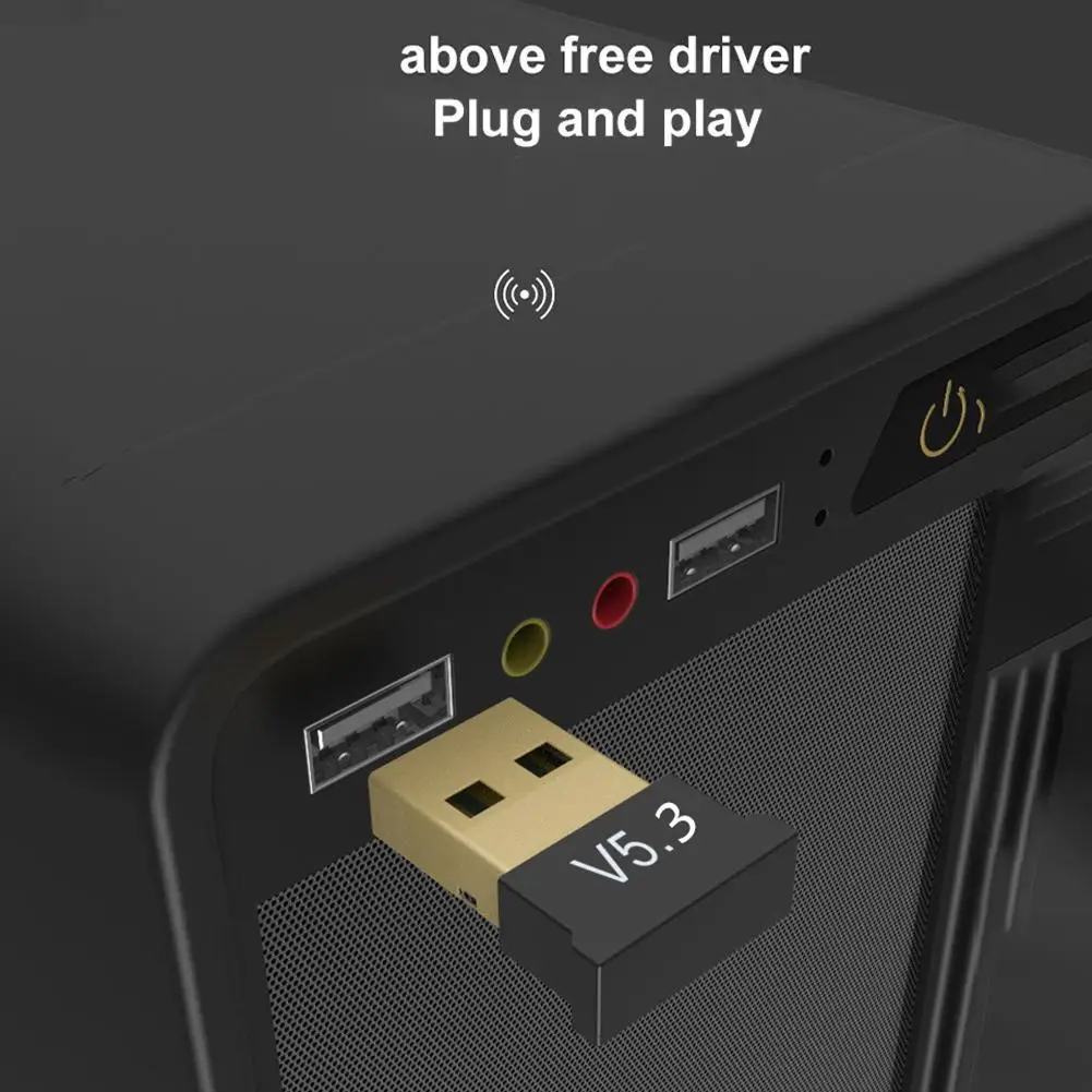 Mini Sender Wireless Usb Bluetooth 5.3 Adattatore Bluetooth 5.3 Trasmettitore Ricevitore Musicale Adattatore Per Computer Pc Laptop Auricolare