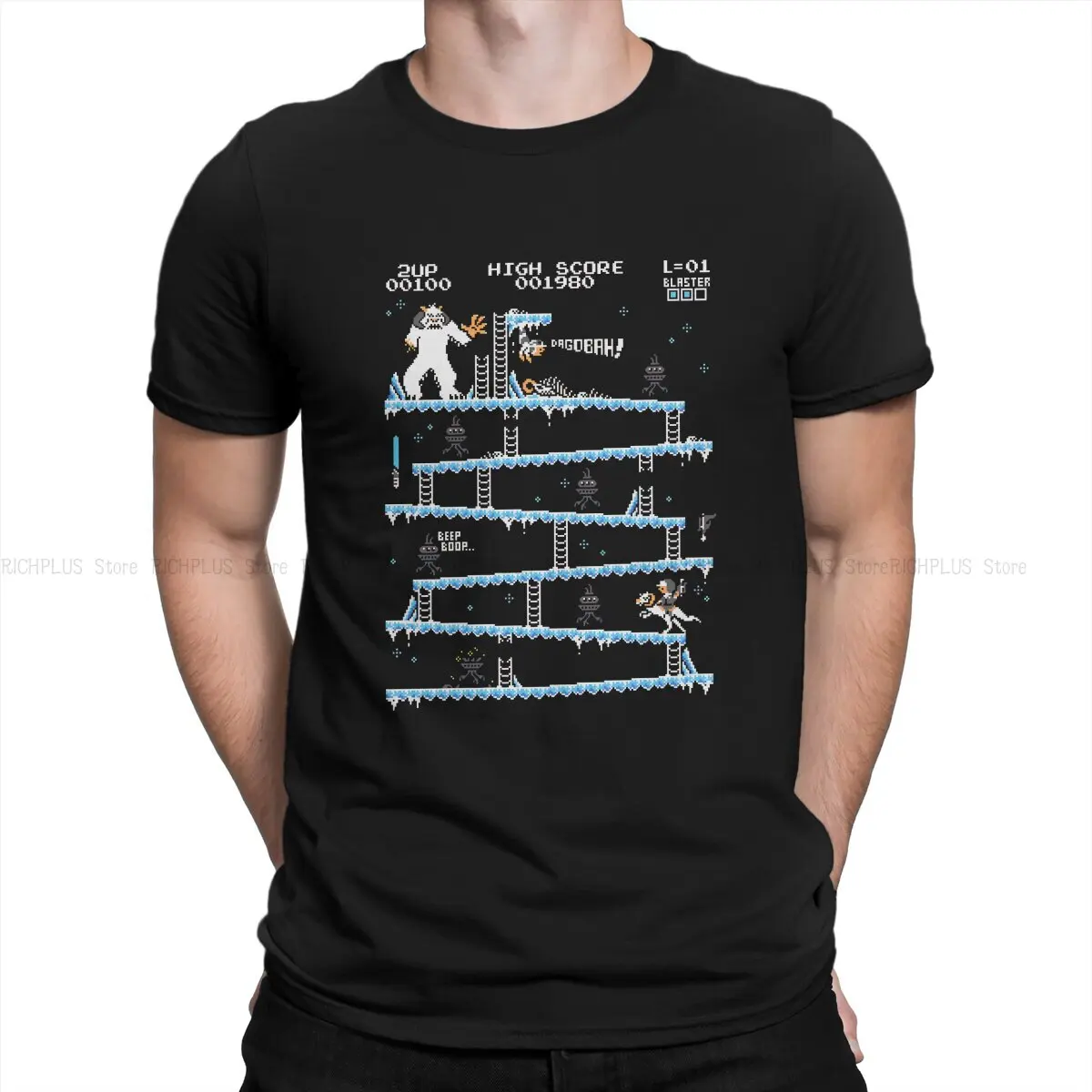Donkey Kong Game Man Tshirt Donkey Hoth Individualità Maglietta In Poliestere Harajuku Streetwear Hipster