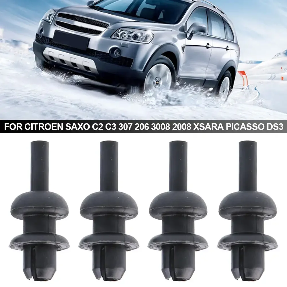 4Pcs Car Rear Boot Trunk Parcel Shelf Cord Strap Clips Gancio Di Montaggio Per Citroen Saxo C2 C3 307 206 3008 2008 Xsara Picasso Ds3