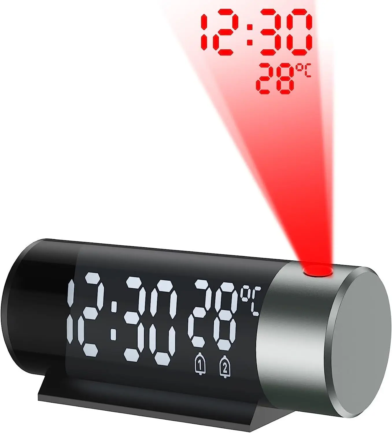 Led Digital Smart Alarm Clock Time Projector Display Lcd Orologio Da Comodino Decorazione Del Desktop
