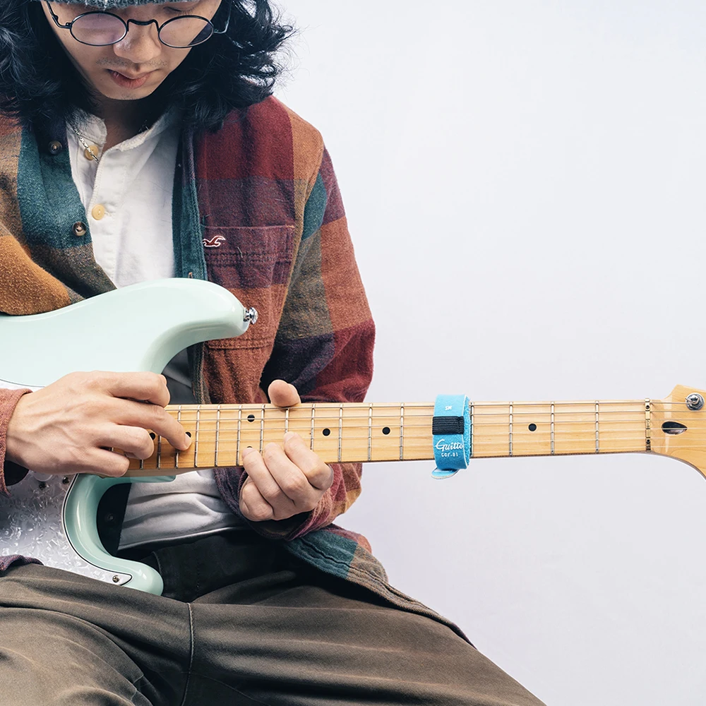 Guitto Ggf-01 Chitarra Fret Mute Noise Damper Fretboard Muting Dameners Silent Wrap Per Chitarra Bass Guitar Strings Beam Tape
