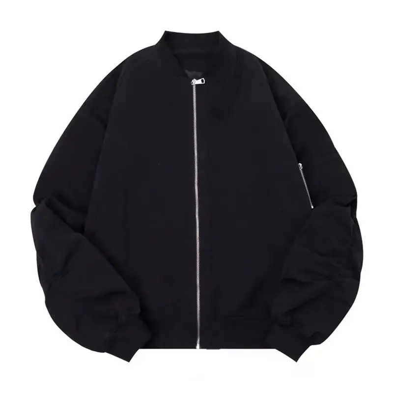 Houzhou Harajuku Style Bomber Jacket Donna Y2K Vintage Oversize Zipper Moda Giapponese Aviator Giacche Streetwear Baseball Top