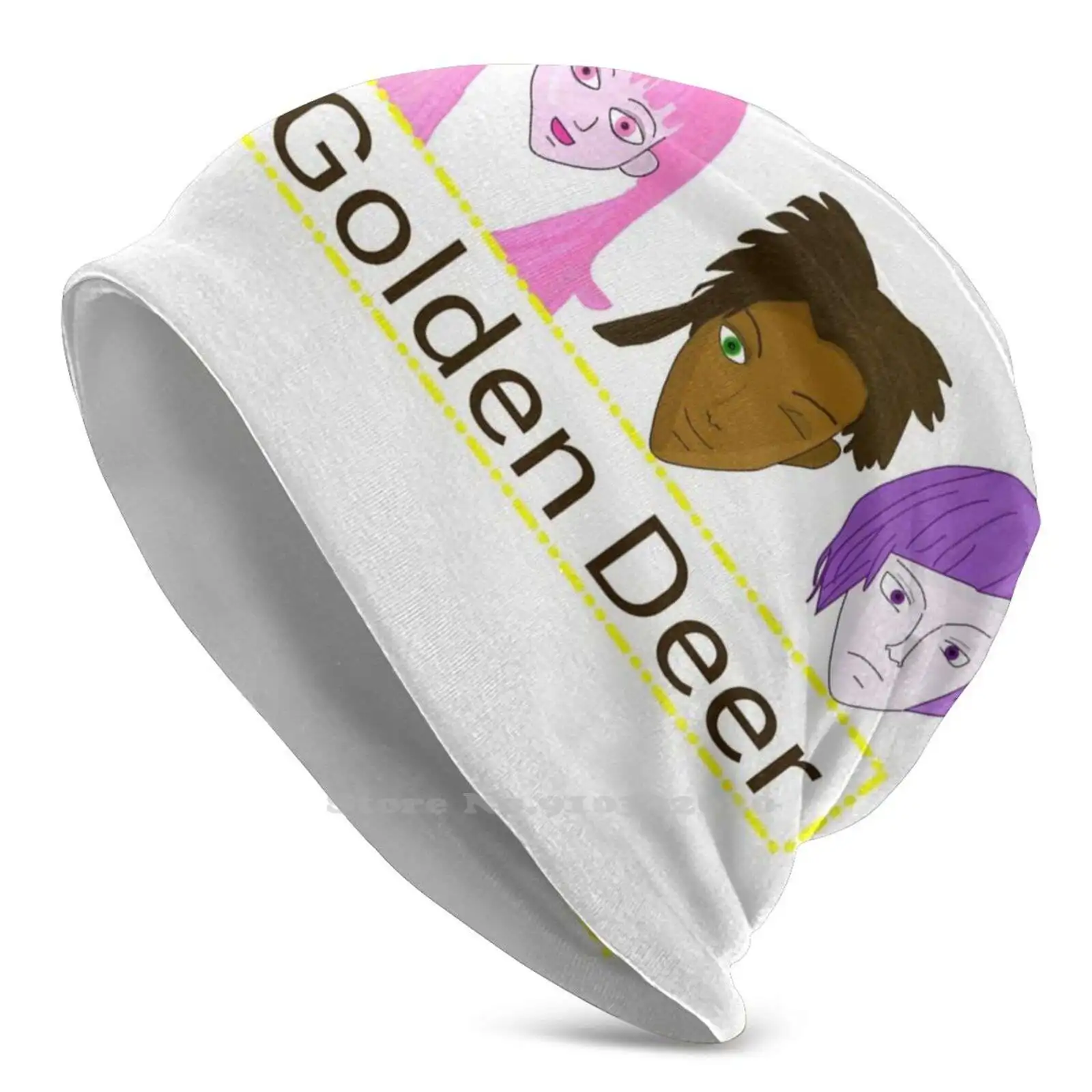 Golden Deer Trio Sport All'Aria Aperta Sottile Antivento Soft Fashion Beanie Hat Golden Deer Fe3H Fire Emblem Tre Case Lorenz Hellman