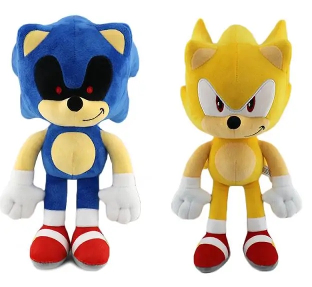 30Cm Nuovo Arrivo Pp Cotone Exe Sonic Peluche Cute Action Figure Super Sonic The Hedgehog Peluche Per Regalo Di Natale Per Bambini