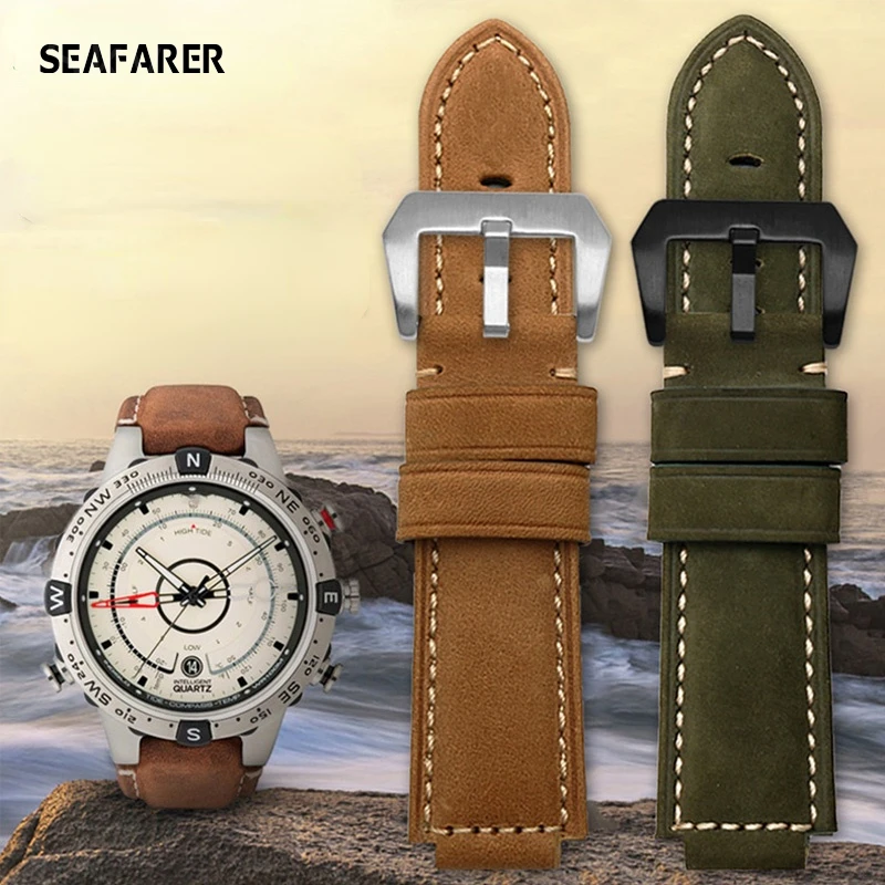 Cinturini Per Timex Applicabili Alla Bussola Timex Tide T2N720 T2N721 T2N739 Cinturino Per Orologio Cinturino In Pelle Da Uomo In Nylon