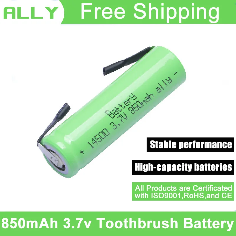 Batteria Per Spazzolino Elettrico 850Mah 3.7V Per Rifinitore Per Barba Remington Hc5810 |