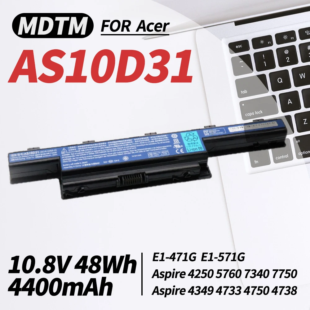 As10D31 As10D51 Batteria Per Acer Aspire 4741 5253 5551 5552 5560 5733 5733Z Travelmate 5740 5735 5735Z 5740G Nv55C Nv50A Nv53A