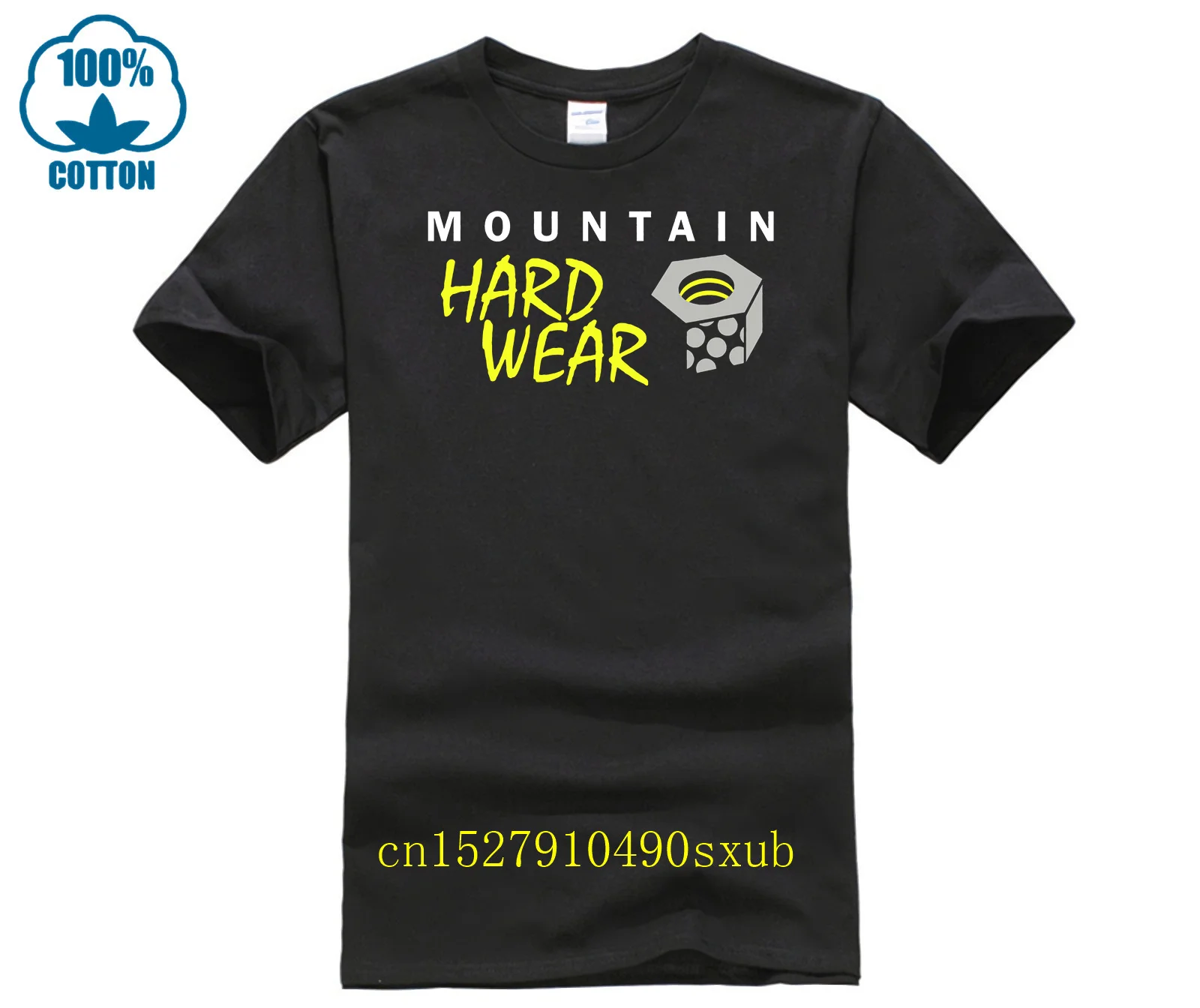 Maglietta Da Montagna Hardwear Camicia Nera A Maniche Corte Taglia Unisex Da Uomo S 3Xl