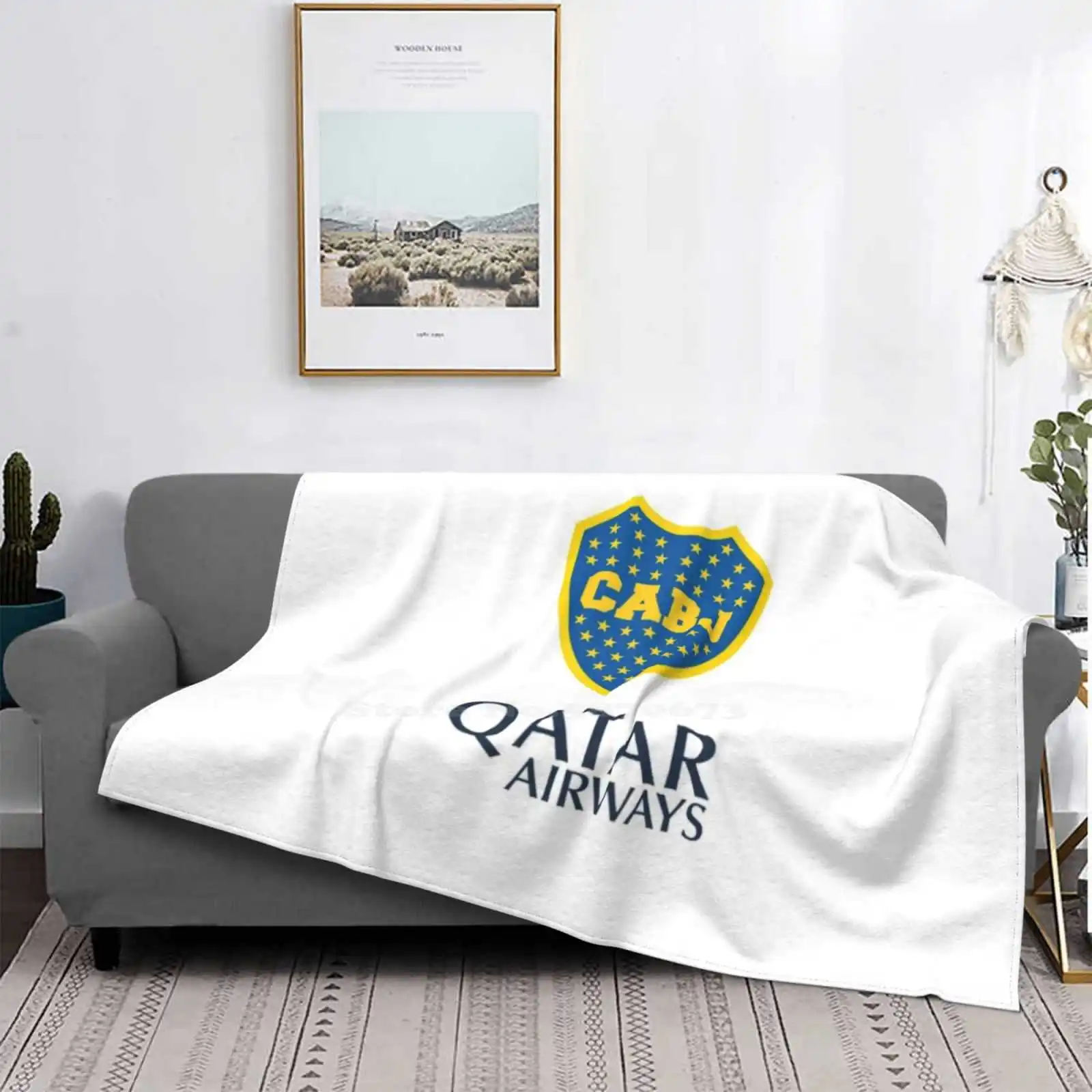 2020 / 2021 Vendita Calda Stampa Alta Qualità Flanella Coperta De Boca Argentina Calcio Calcio Maradona Boca Modelli Juniors