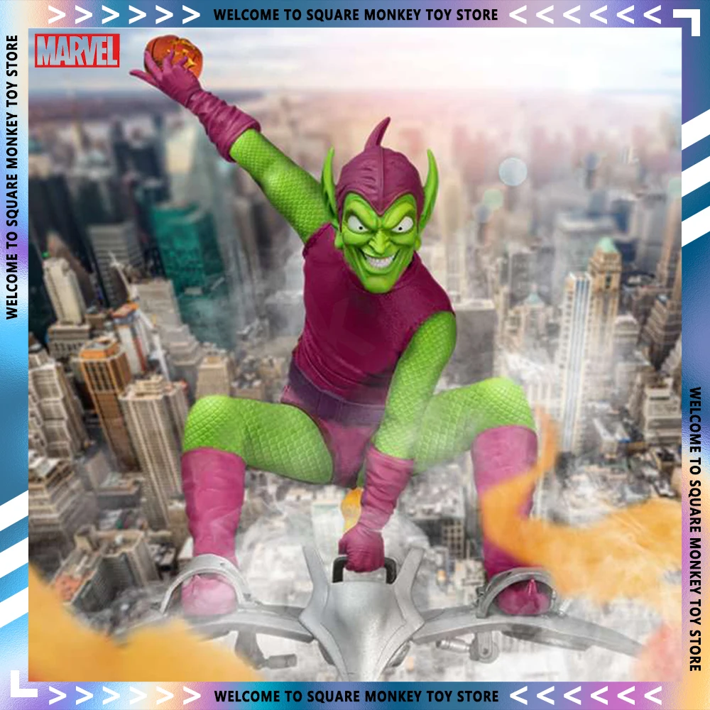Marvel Mezco Anime Figure Green Goblin Action Figurine Deluxe Edition Green Goblin 6 Pollici Modello Collettivo Statua Giocattoli Regali