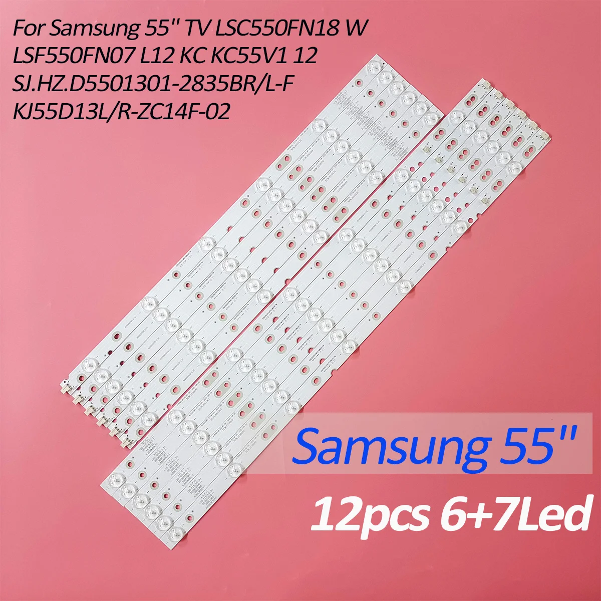 Striscia Di Retroilluminazione A Led Per Samsung Ue49Ku6450S Ue49Ku6405U Ue49Ku6500U Ue49Ku6670U Ue49Ku6400U Ue49Ku6449U Ue49Ku6450U Ue49Ku6510U