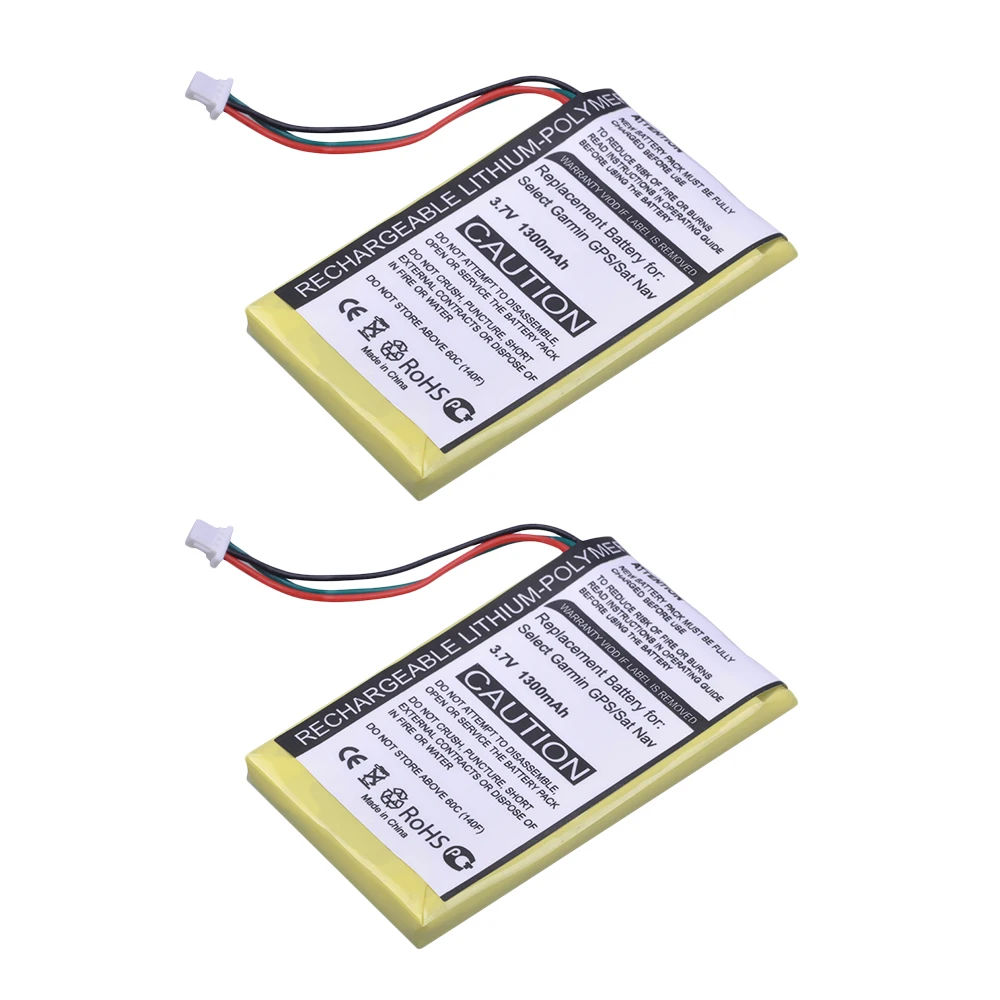 Batmax 2 Pc Per Garmin 250 Ricaricabile Batteria Per Garmin Nuvi 200,200 W, 205,205 W, 205Wt, 250 252 W 255,255 T, 265 W