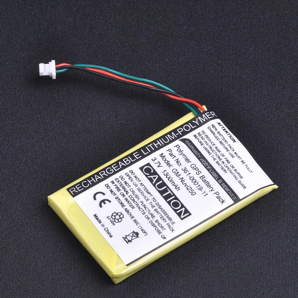 1300Mah Gps/Sat Batteria Per Garmin Nuvi 200, 200 W, 205, 205 W, 205Wt, 250 252 W, 265 W
