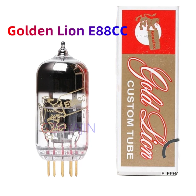Nuovo Tubo Elettronico Golden Lion E88Cc/Ecc88/6N11/6Dj8 Riinciso (1 Pz)