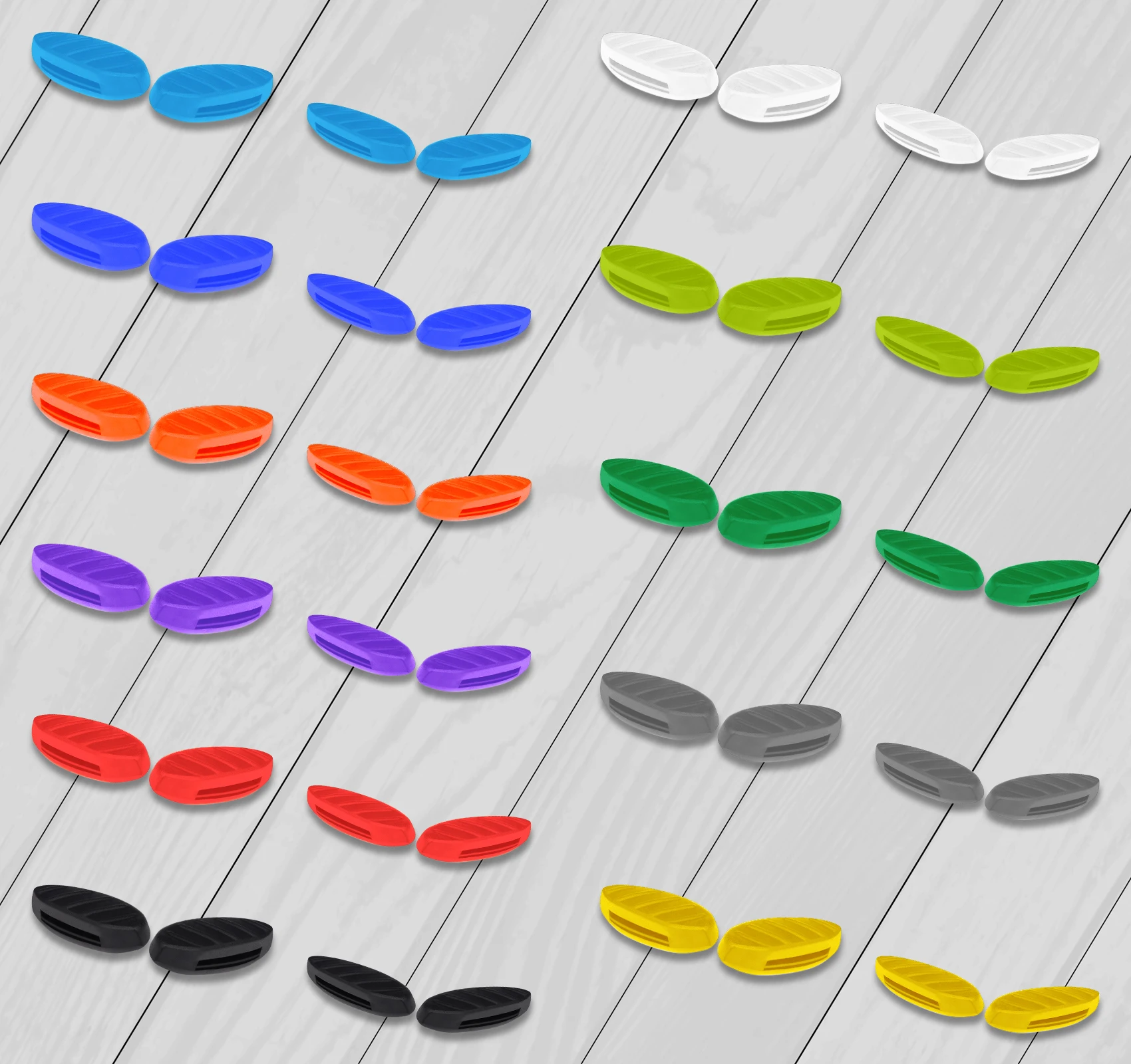 E.O.S Silicone Set Grande E Piccolo Naselli Di Ricambio In Gomma Per-Oakley Plazma Oo9019 Forager Oo9421 Telaio Multi-Opzioni