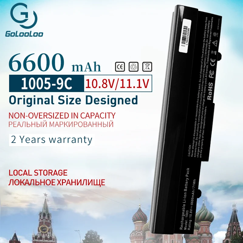 11.1V 6600 Mah Batteria Del Computer Portatile Per Asus Eee Pc 1001Px 1001Pq 1001Ha 1005 P 1005 1005Ha Al31-1005 Al32-1005 Ml32-1005 Pl32-1005