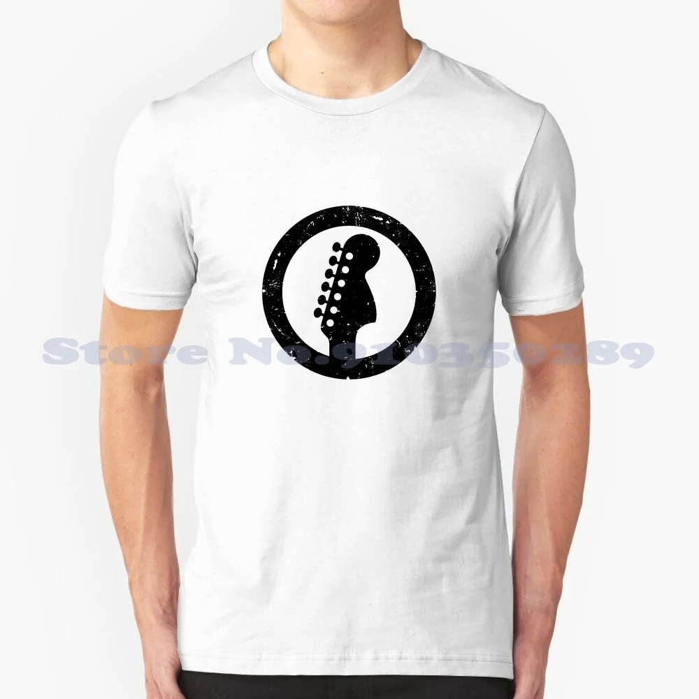 Stratocaster 70S Headstock Custom Funny Vendita Calda Tshirt Telecaster Head Stratocaster Chitarra Elettrica Strumento Musicale