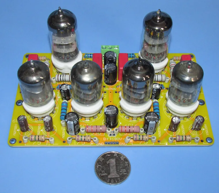 Nuovo 6 N2 + 6 P14 Bellissimo Suono Amplificatore Dynaco Scheda Amplificatore Stereo Push-Pull Lg279B