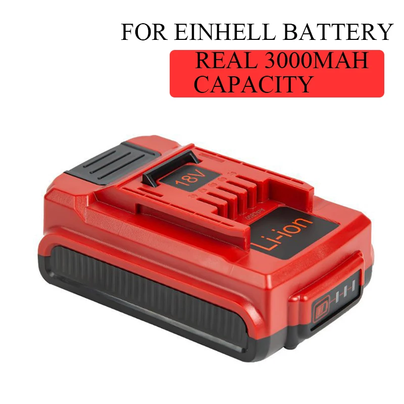 Sostituzione X-Change 3000Mah Per Batteria Einhell Power X-Change Compatibile Con Tutti Gli Strumenti Einhell 18V Pxc1830