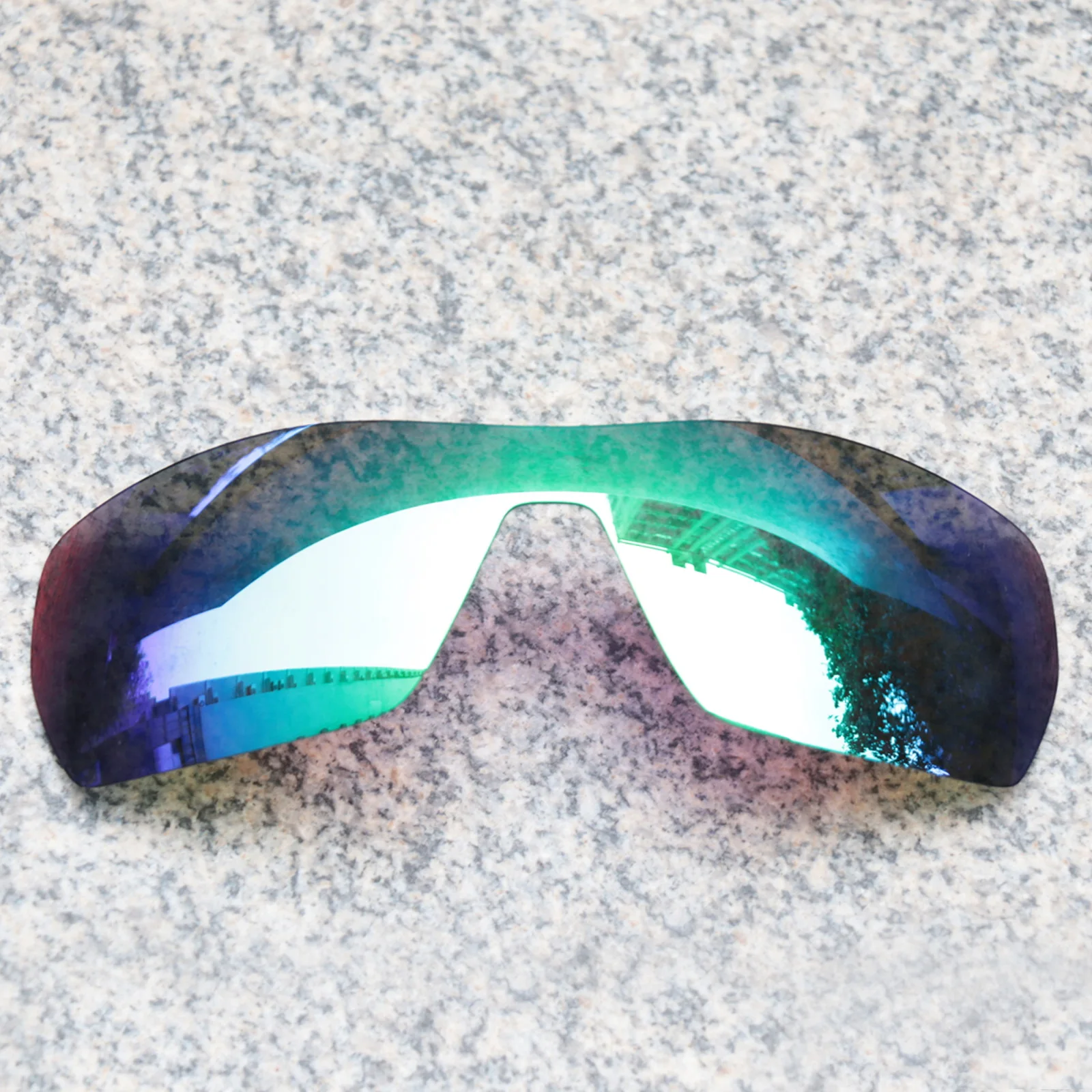 Lenti Di Ricambio Avanzate Polarizzate E.O.S Per Occhiali Da Sole Oakley Offshoot-Specchio Polarizzato Verde Smeraldo